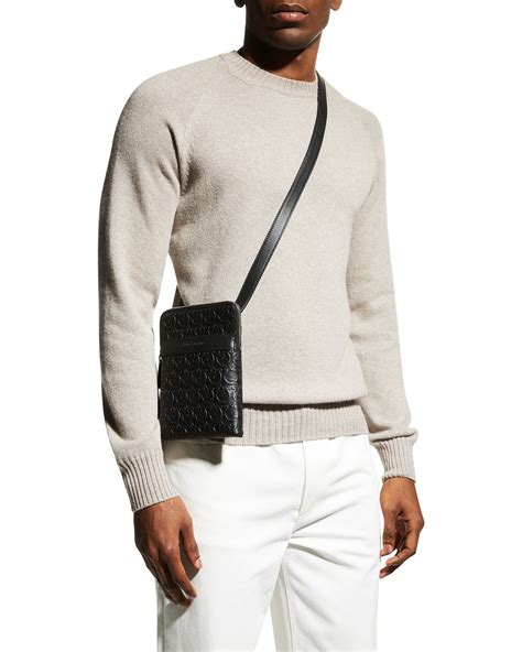 salvatore ferragamo crossbody bag men's